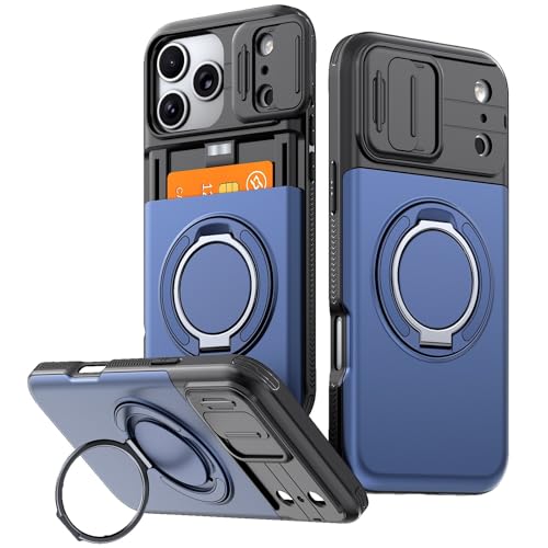 Coque iPhone 14 Pro Max bleu rigide : protégez votre mobile et vos cartes