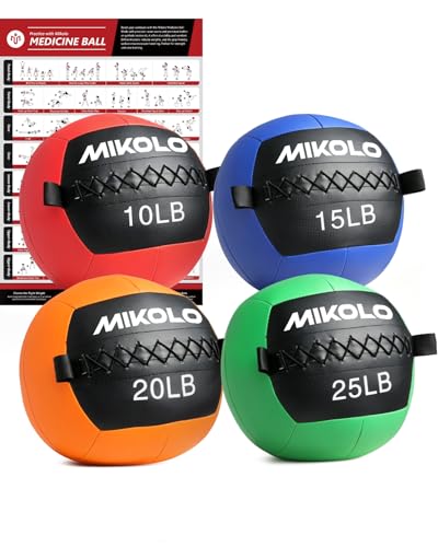 Mikolo Medicine Ball Set for Core & Strength Training