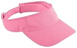 Augusta Sportswear KIDS' ATHLETIC MESH VISOR OS Power Pink