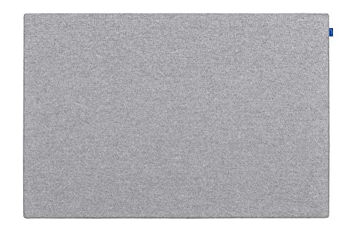 Legamaster Board-Up Acoustic Pinboard - quiet grey - 75x100 cm - XL pinboard with textile surface - with sound absorption to improve acoustics in rooms - for wall mounting