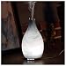 Ellestfun Essential Oil Diffuser 120ml, Handmade Glass Art Cloud Pattern,Ultrasonic Aromatherapy Diffuser with Intermittent Setting, Soft and Bright Night Light, Cool Mist Humidifier for Home
