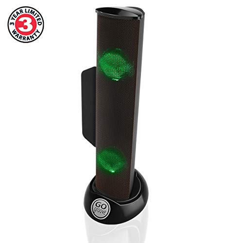 Gogroove Sonaverse Led Speaker For Laptop Computer - Usb Powered Clip-On Sound Bar With Mini Portable External Speaker Design For Monitor, Back Switch For Power - Audio Input And Power (Green) #TOP1
