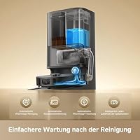 dreame L40 Ultra A Saugroboter und Bodenwischer mit automatischer Staubentleerung und doppeltem Anti-Verknotungssystem, Saugleistung von 24.000 Pa, 10,5 mm Wischtuchanhebung – Ansicht 7