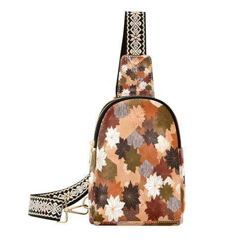 Feuille d'érable tendance marron blanc avec finitions haut de gamme pour séjour