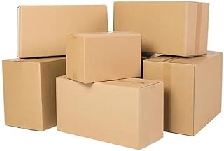 3-layer Mailing Box Carton Small Medium Large Cardboard Parcel Boxes, easy folding mailing carton, perfect for express and...