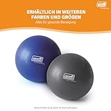 SISSEL Pilates Soft Ball | Gymnastikball & Pilates Ball für Training & Entspannung | Softball für Bauch, Rücken & Core | 22 cm | Belastbar bis 155 kg | Sport Bälle | Gummiball | Physiotherapie Zubehör