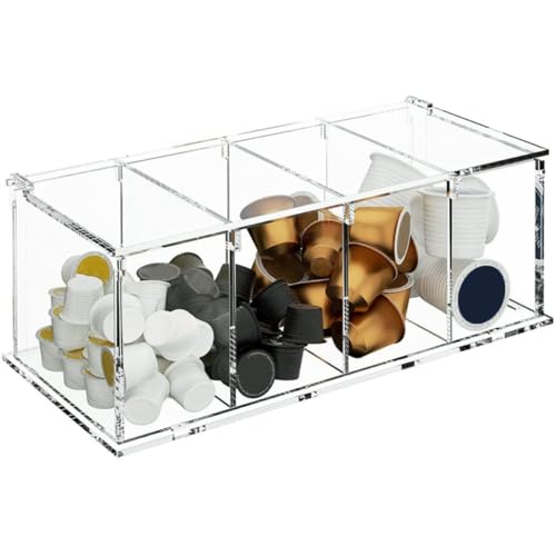 Boîte de rangement acrylique étui de stockage pour présentoir capsules