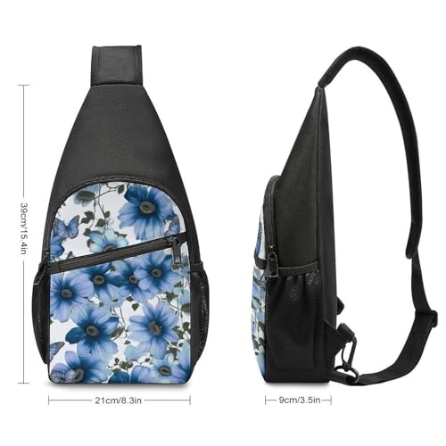 Morrales de mano florales para senderismo y viajes NWTRJ miniatura 2