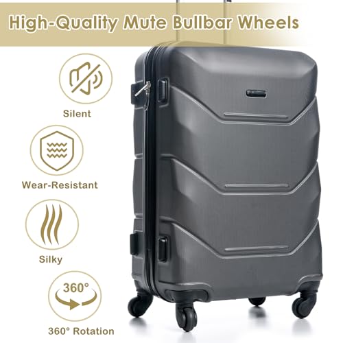 4 Stück Gepäck Ersatzräder Gummi Ersatz Räder Koffer Ersatzräder Gepäckkoffer Rad Gummi-Lenkrollen Kofferrollen Ersatzrollen Universal Gepäck Ersat Wheel Ersatz Rollen für Koffer Gepäck (50mm x 18mm)