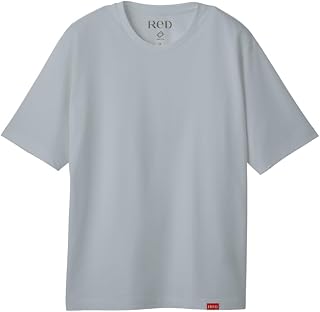 [ReD] コットンクルーネック リカバリーウェア メンズ レディース Tシャツ インナーシャツ 肌着 アウターシャツ | 一般医療機器 血行促進 疲労回復 肩・腰のコリ改善 筋肉の疲労軽減 吸水速乾 寝返りしやすいストレスフリー プレゼント ギフト