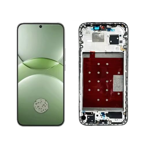 Écran LCD Huawei Nova 13 tactile noir ou brisé réparé avec châssis vert