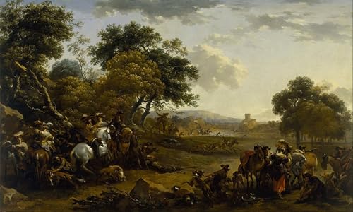 Peinture poster impression salon contemporain grand format Nicolaes Pietersz Berchem 60x90