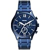 Fenmore Midsize Multifunction Navy Stainless Steel Watch