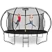 Hypermotion Trampoline Exterieur Enfant 3 Ans 244/305/366/430/487 cm Séchage Rapide et Déperlant – Excellente Élasticité de Saut – Trampoline de Jardin avec Filet de Sécurité