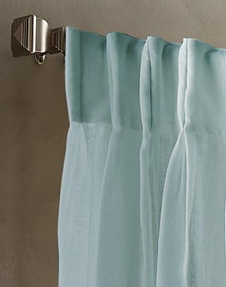 Miniatura 6 de DKNY Paradox - Par de paneles de cortinas transparentes plisadas invertidas para ventana