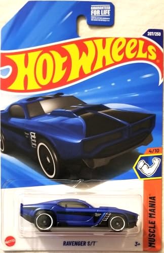 Hot Wheels Ravenger S/T 207/250 escala 1:64 azul miniatura 1