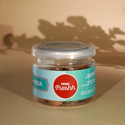 Image of Vedic Air Freshener Use Living Room Office Home Fresheners Put 1 Tablet to Your Diffuser, Enjoy Long Lasting Aroma (Aqua, Pack of 2)