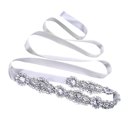 Ceinture de Rhinestones Ajustable pour Structurer une Robe Ample sans Serrer