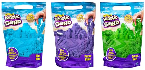 Kinetic Sand Sable Magique - Pack de Couleur 907 G - Sculptez à l'Infini ce Sable à Modeler comme...