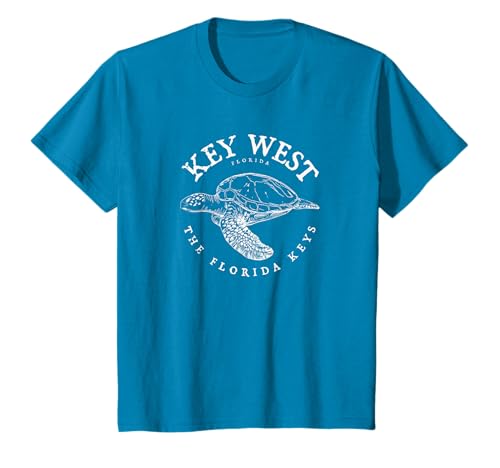 Photo de Key West Turtle Florida Keys T-shirt de plongée pour la pêche T-Shirt