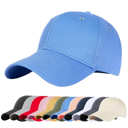Enwokran Gorra De Béisbol, Unisex Clásico Algodón Gorra El Sol Moda Gorra Running Hombre Mujer Ajustable Sombrero Verano Gorra Beisbol Azul Vaquero Enwokran Gorra De Béisbol, Unisex Clásico Algodón Gorra El Sol Moda Gorra Running Hombre Mujer Ajustable Sombrero Verano Gorra Beisbol Azul Vaquero