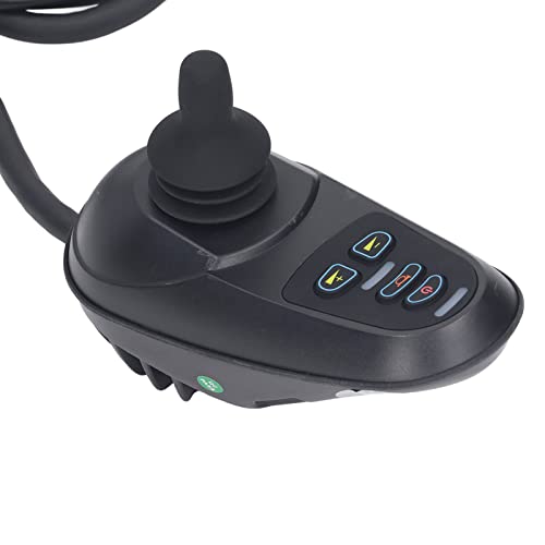 DC24V 50A Elektrischer Rollstuhl-Joystick-Controller, Elektromagnetischer Bremsanschluss, Rollstuhl-Steuerungs-Joystick mit Bremse, Motorisierter Elektrorollstuhl-Mobilitätshilfe