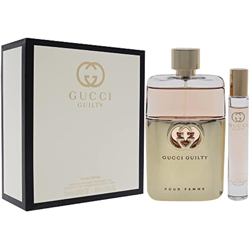 Gucci Gucci Guilty Pour Femme 3oz EDP Spray, 0.25oz EDP Rollerball Women 2 Pc Gift Set 상세이미지 3
