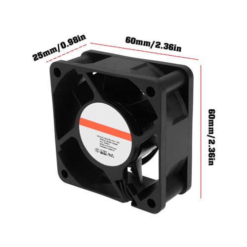 Ventilador de refrigeración 6025 AC 220V compatible con Sunon MA2062-HVL GN de 2 cables 4