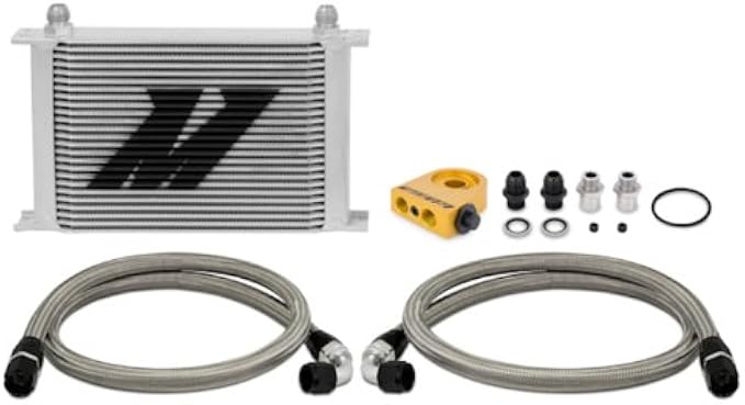 Mishimoto Universal Thermostatic Oil Cooler Kit, 25 Row
