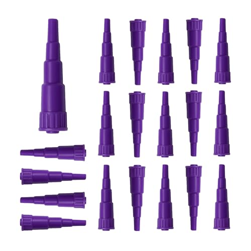 Ximter ENFit Compatible Transition Connector, 20 Pack Syringe Adapter for Animal Enteral Feeding