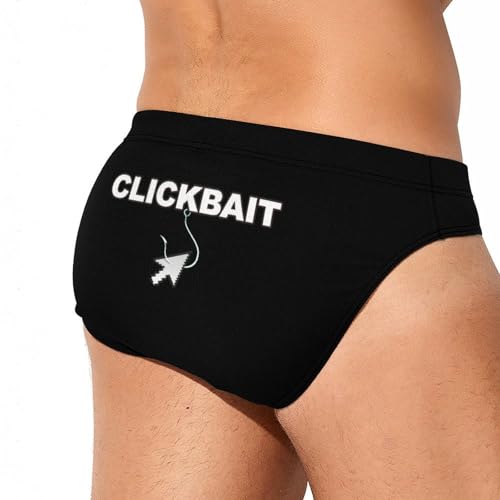 Click Bait Mens Swim Briefs Bikini Sexy Low Rise Trunks Swimsuit Bathing Suit Beach3