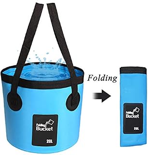Collapsible Bucket, Esthesia 5 Gallon Bucket Multifunctional Portable Collapsible Wash Basin Folding Bucket