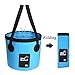 Collapsible Bucket, Esthesia 5 Gallon Bucket Multifunctional Portable Collapsible Wash Basin Folding Bucket Water Container Fishing Bucket for Travelling Camping Hiking Fishing Gardening