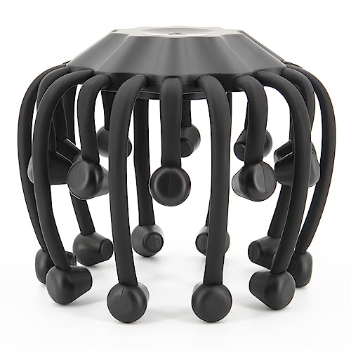 JIEJUNJIE Electric Scalp Massager - Octopus Head Massager Stress Relax, 20 Claw Multi-Configuration...