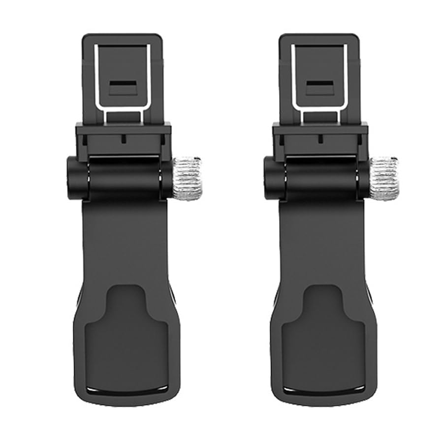 ThtRht 2 Pack 60 LED Selfie Light Front Clip Replacement Phone Clip Holder Clamp Support Stand for Rechargeable Clip Fill Video Conference Light