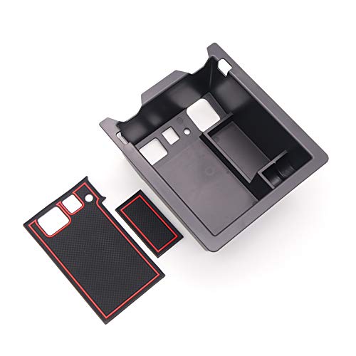ITrims Center Console Armrest Organizer for Mazda CX-5 CX5 2017 2018 2019 2020 2021 Car Accessories Interior Storage Box Container Tray Holder Glove Secondary Insert Box with Mat