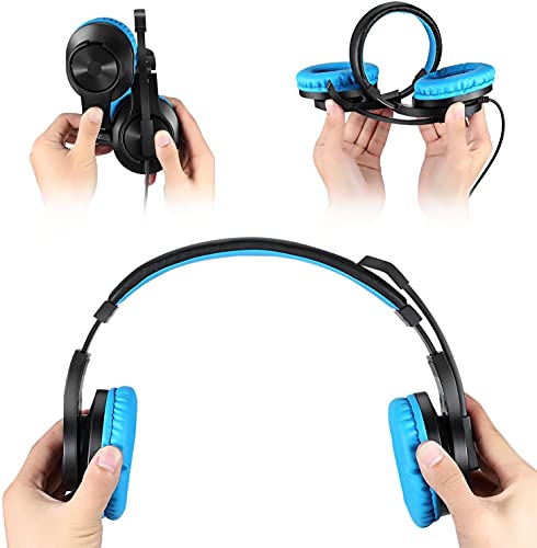 Headset For Ps5 Games,Ps4,Xbox,Pc, Kids Headphones With Mic For School Supplies,Gaming Headphones Wired,Headphones With Microphones,Gaming Headphones For Ps4 Headset With Mic #TOP7