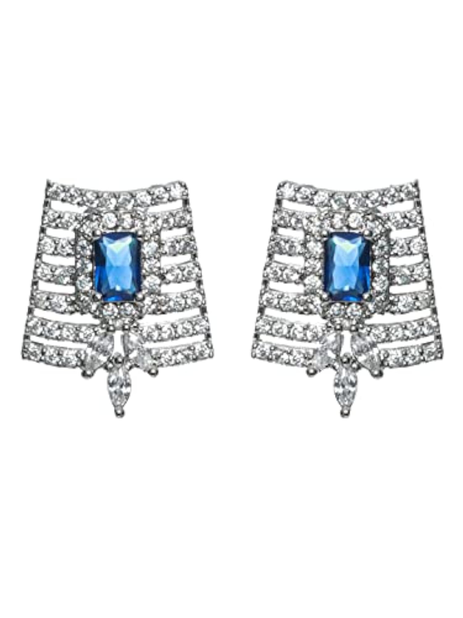 Multilayer American Diamond Choker Jewellery Set