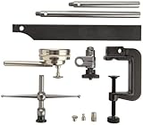 genau und zuverlässig Starrett 196MA1Z Universal Messuhr mit rückwärtiger Spindel, 0-100 Skaleneinteilung mit 3 Kontaktpunkten, Adapter, 4 teiliges im Kunststoffkoffer