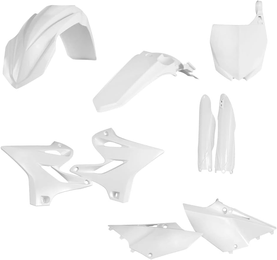 Acerbis Full Plastic Kit White for Yamaha YZ125 2015-2018