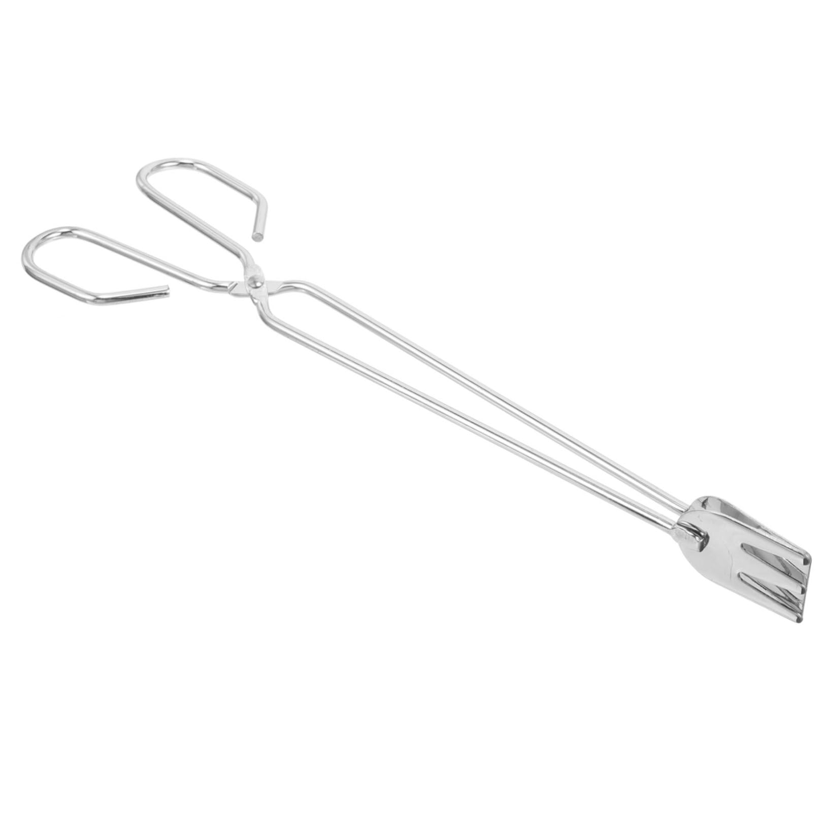 Cabilock Outdoor Charcoal Tongs Campfire Tong with Ergonomic Non Skid Handles for Bbq Grilling Fireplace Fire Pit and Charcoal Clamp Use