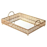 Algopix Similar Product 6 - Giovanni Rose Gold Mirror Top Serving