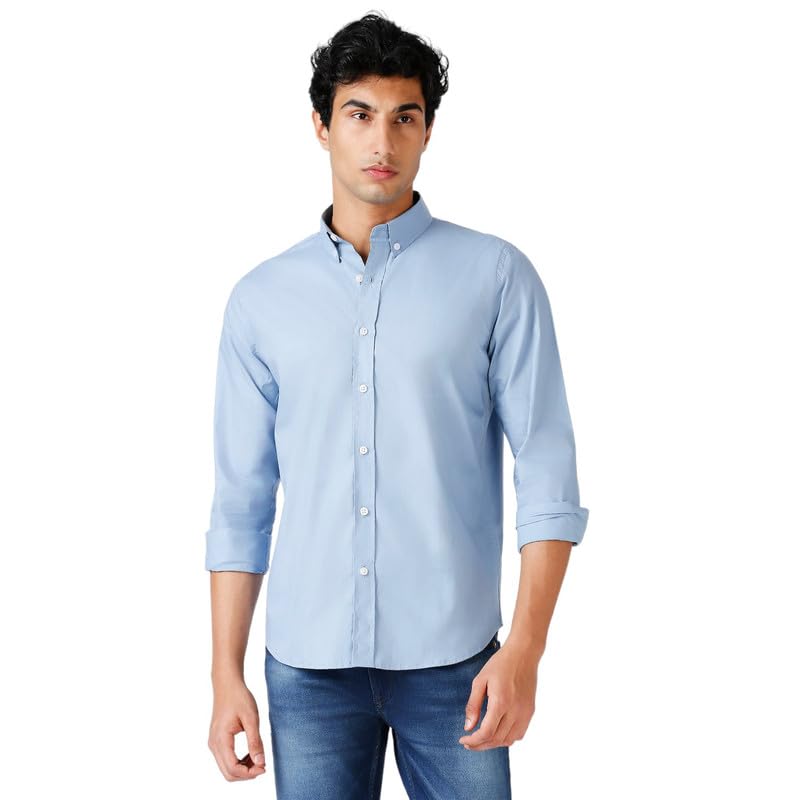 Image of MARK & ALBERT Men's Cotton Formal Shirt