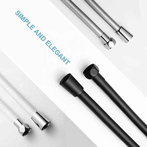 OFFO Ultra-Flex Shower Hose, 138 in Premium RV PVC Handheld Shower Head Hose Flex Hoses Extension with Brass Insert and Nut for Bathing Pet Bathing, Matte Black