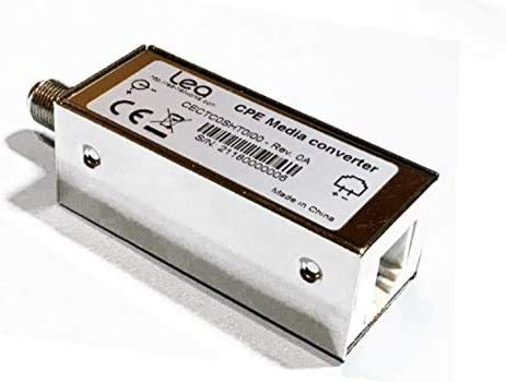 Lea Networks Balun Media Converter, 75ohm Coax to 100ohm Twisted Pair, G.Fast & G.hn