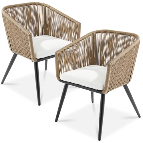 Best Choice Products Set of 2 Patio Dining Chairs, Outdoor