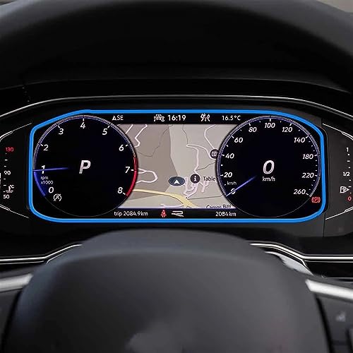 Écran LCD de navigation GPS 9.2" VW Taigo 2022 à haute sensibilité et verre trempé de protection