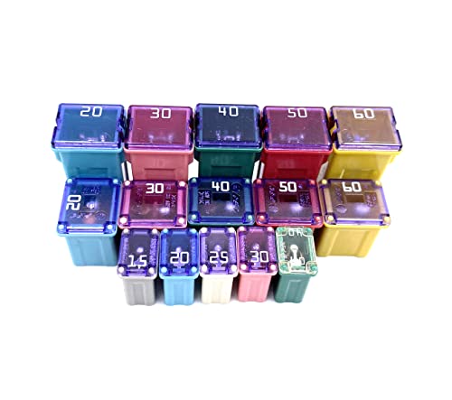 Fusibles de voiture en boîte : lot de 30 pièces mini et standard pour auto et camion