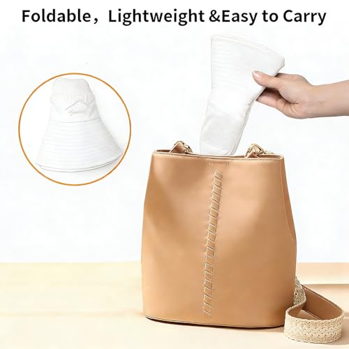 Image of Sun Hats for Men Women Fishing Hat UPF 50+ Breathable Wide Brim Summer UV Protection Hat