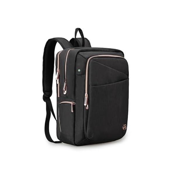 Swissdigital Design Business Laptop Backpack For Women,With USB Charging Port Computer Work Backpack,Fits 15.6 Inch Laptop Travel Casual Backpack (SD1006-01) One Nation One World